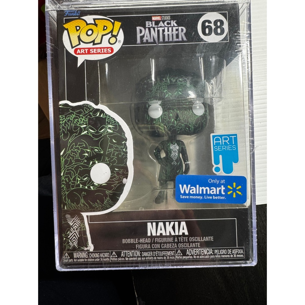 Funko Pop Art Series Marvel Black Panther Nakia 68 Walmart Exclusive New